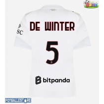 AC Milan Koni De Winter #5 Bortedrakt Dame 2026-27 Kortermet